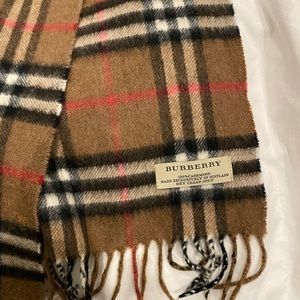 Burberry Cashmere Check Scarf